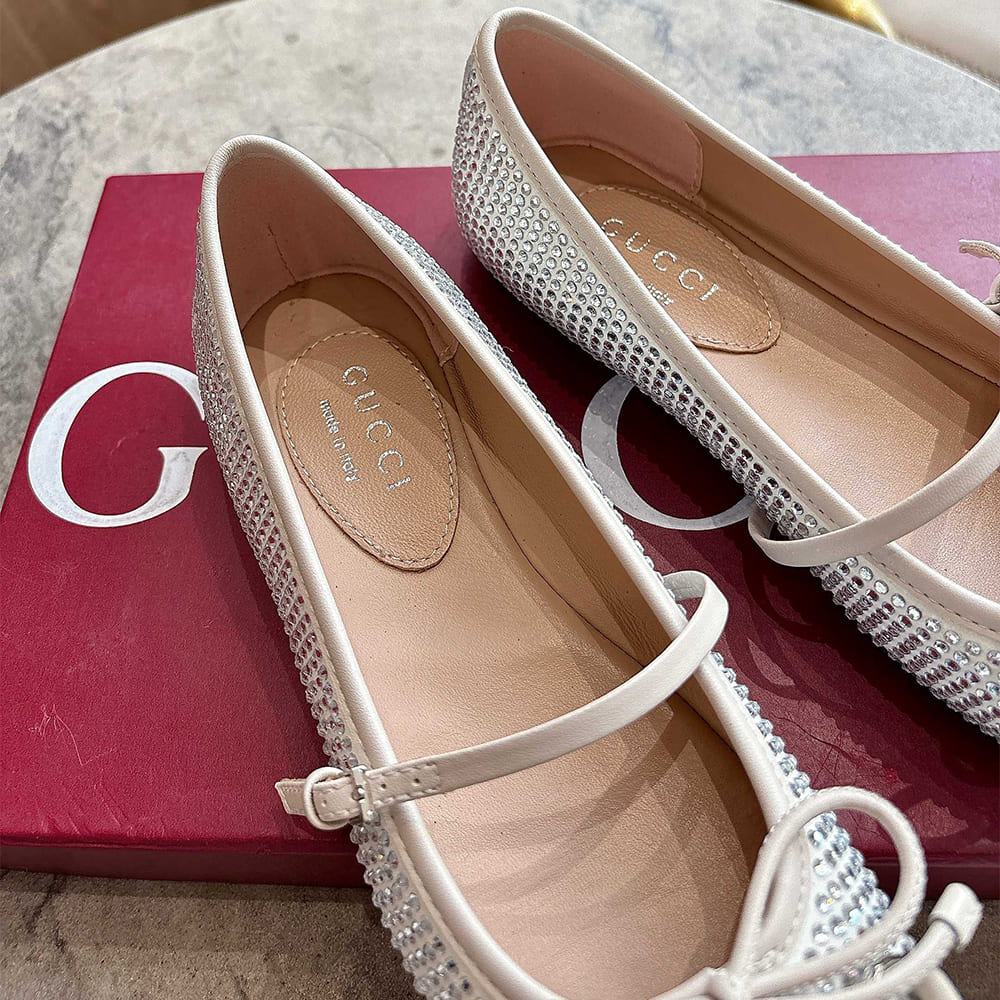 Women’s crystal Gvc*1 Horsebit ballet flat (EU SIZE 35-42)