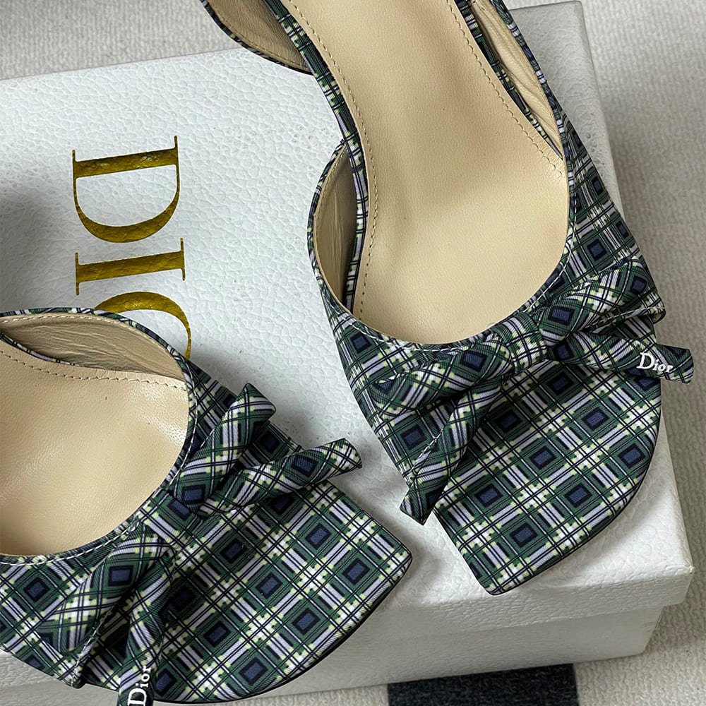 D10r Bow Heeled Slingback Sandal (EU SIZE 35-42)