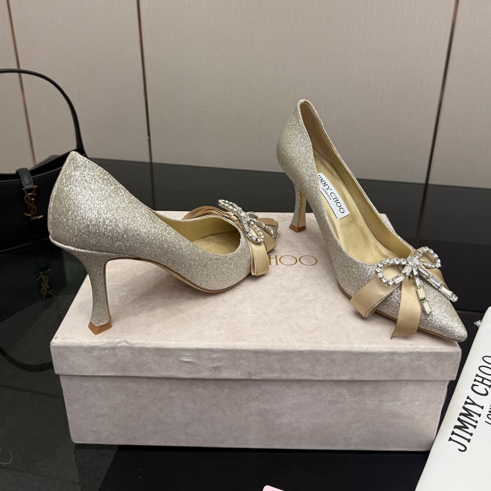 J1m*y Ch00 Crystal-Embellished Pumps (EU SIZE 35-43)