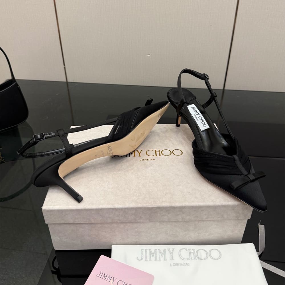 J1m*y Ch00 Ruched Tulle Pumps (EU SIZE 35-42)