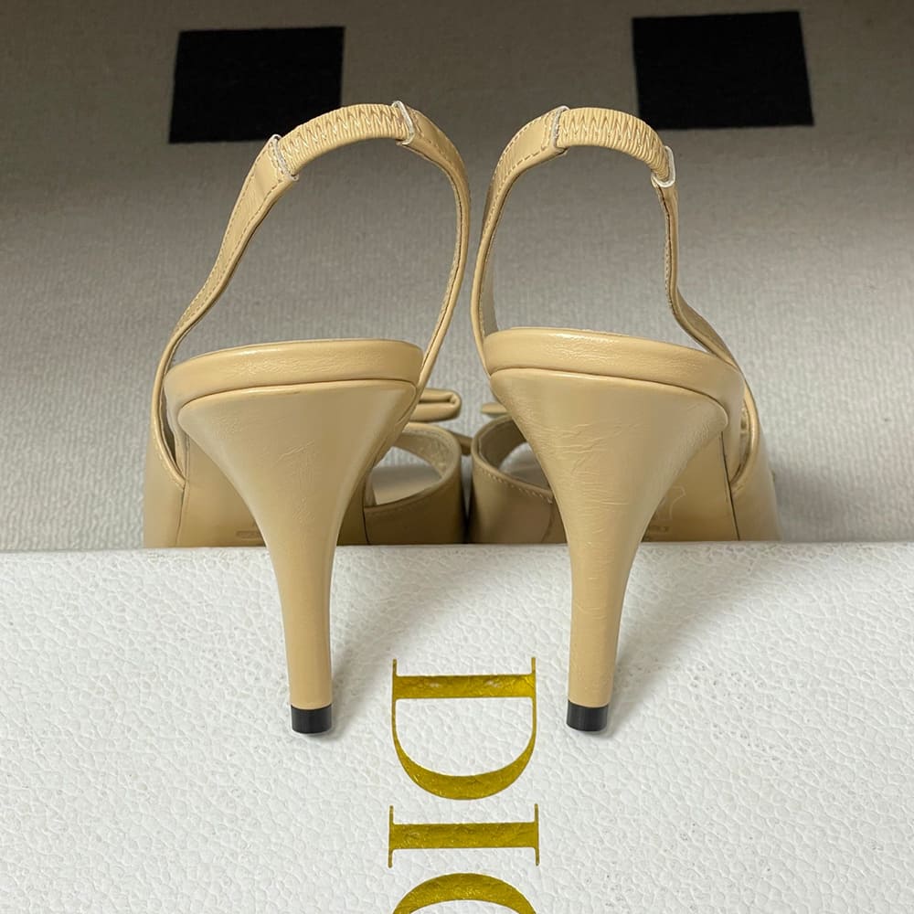 D10r Bow Heeled Slingback Sandal (EU SIZE 35-42)