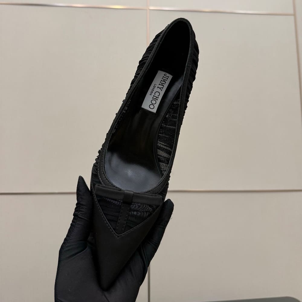 J1m*y Ch00 Ruched Tulle Pumps (EU SIZE 35-42)