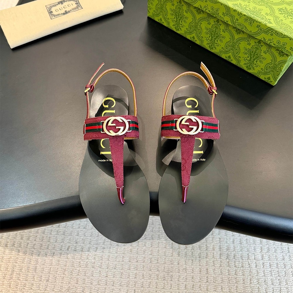 Gvc*1 Women’s Interlocking G Web sandal (EU SIZE 35-42)
