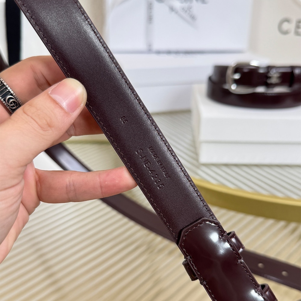 ce1i*e u1u1enne belt 25mm in taurillon leather