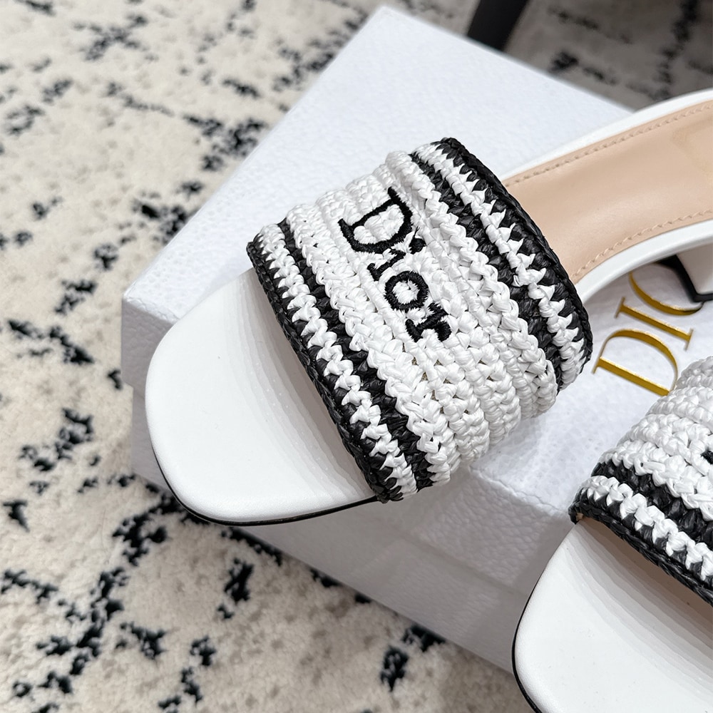 D10riviera D10r Woven Heeled Slide (EU SIZE 35-42)