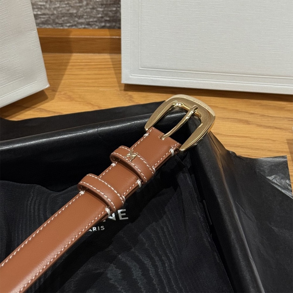 ce1i*e u1u1enne belt 25mm in natural calfskin