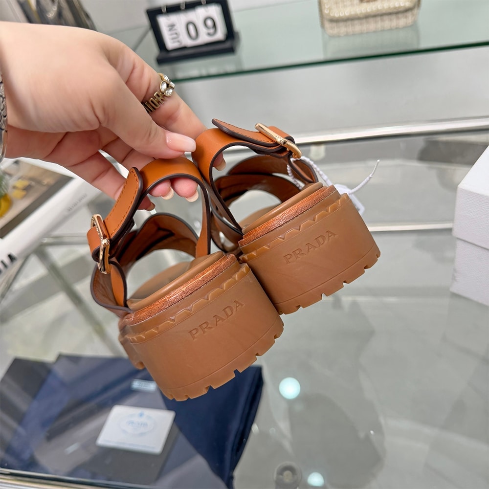 Pra*a Crisscross Leather Sandals (EU SIZE 35-42)