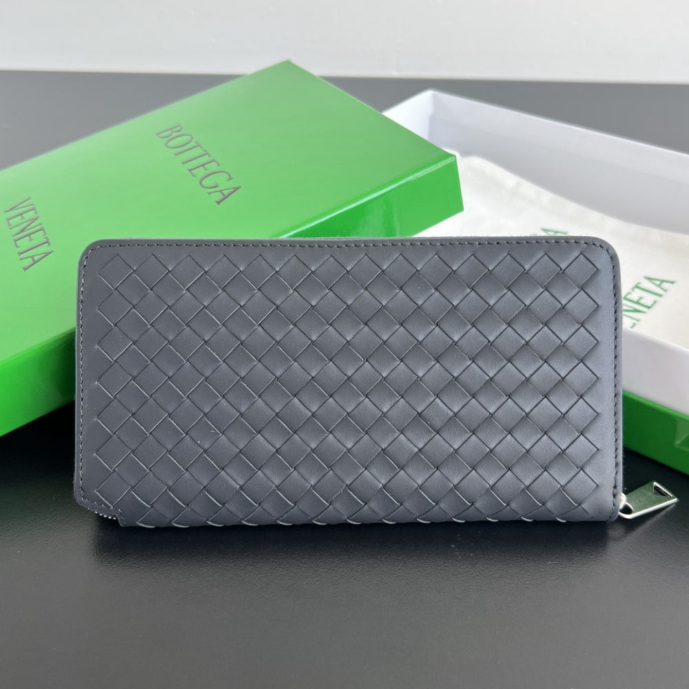 B0tt*ga Ven*ta Intrecciato Piccolo Zip Around Wallet(HIGH-END GRADE)