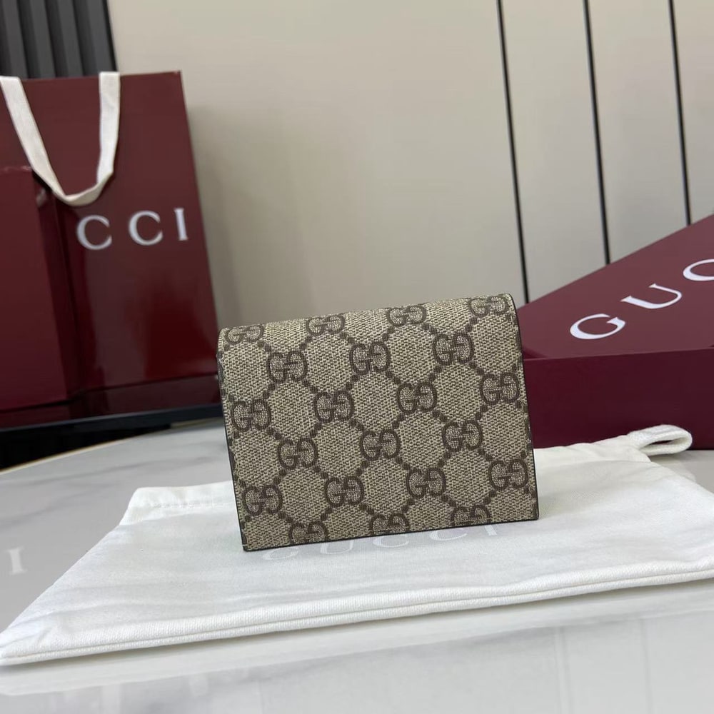Gvc*1 Bi-color GG Marmont small wallet(HIGH-END GRADE)