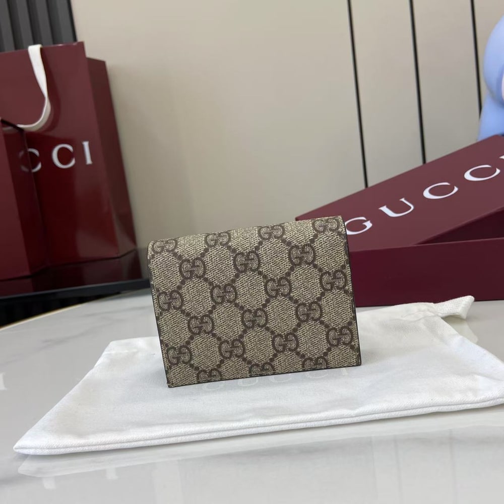 Gvc*1 Bi-color GG Marmont small wallet(HIGH-END GRADE)