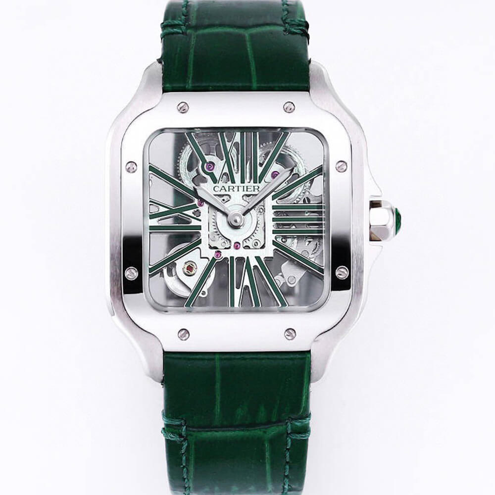 Ca*t1er Santos Skeleton Watch