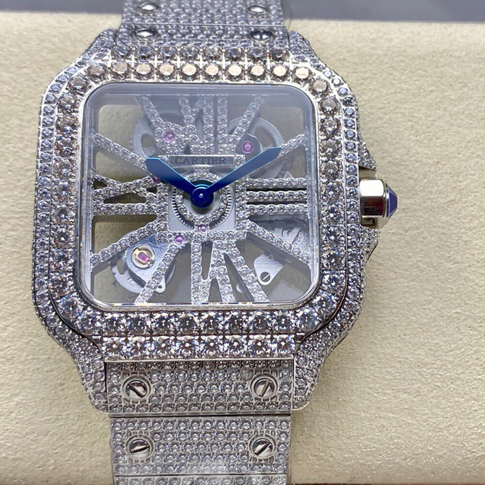 Ca*t1er Santos Skeleton Watch