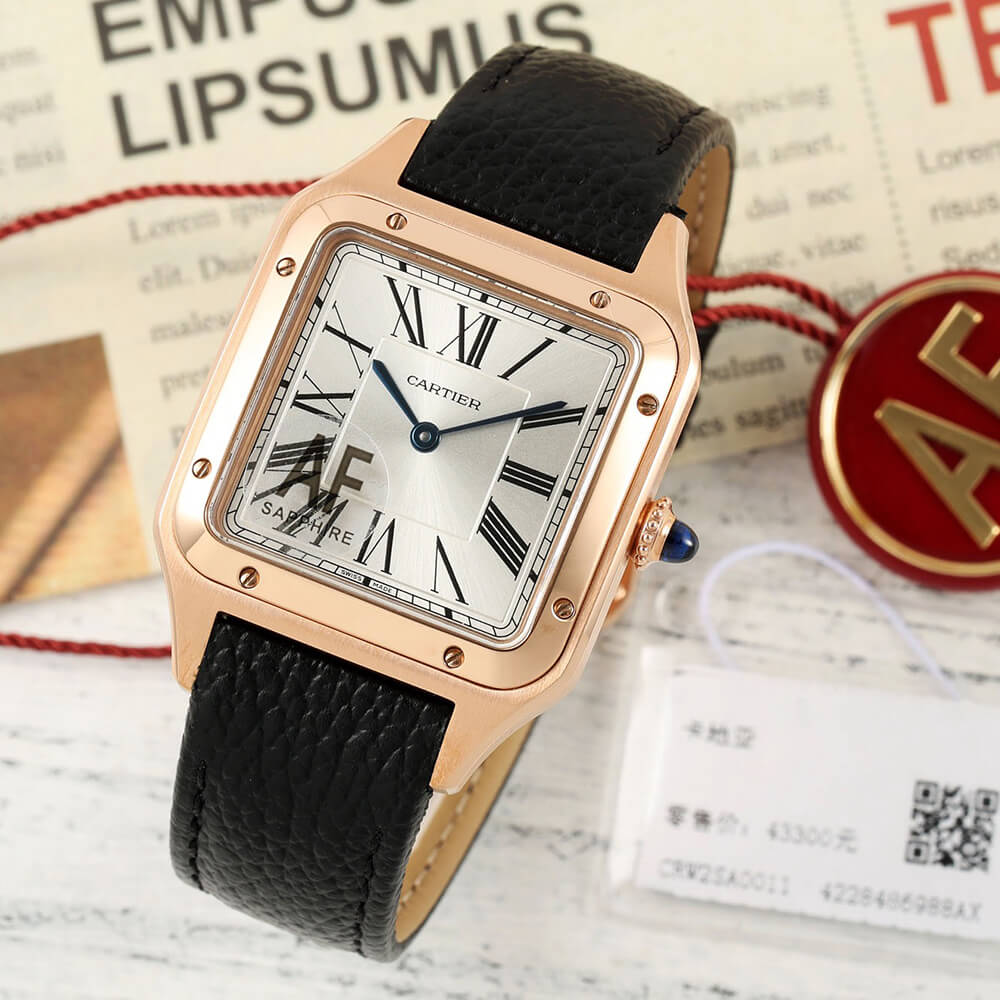Ca*t1er Small Santos-Dumont watch