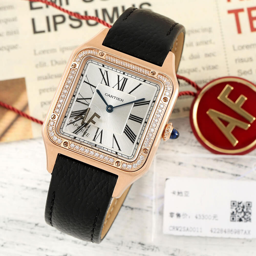 Ca*t1er Small Santos-Dumont watch
