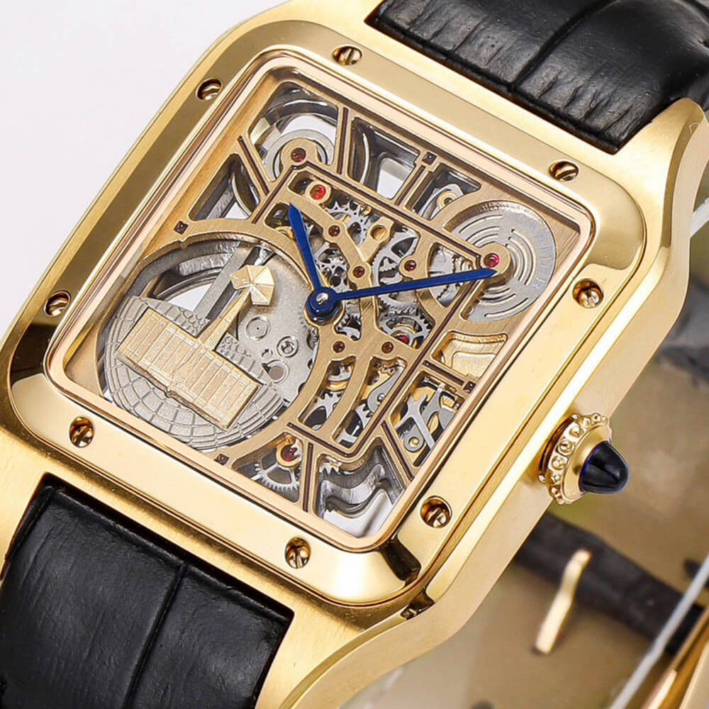 Ca*t1er Santos Skeleton Watch