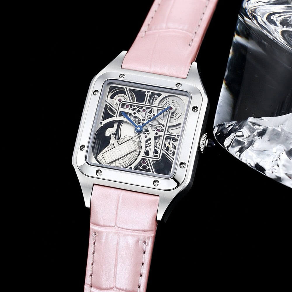 Ca*t1er Santos Skeleton Watch