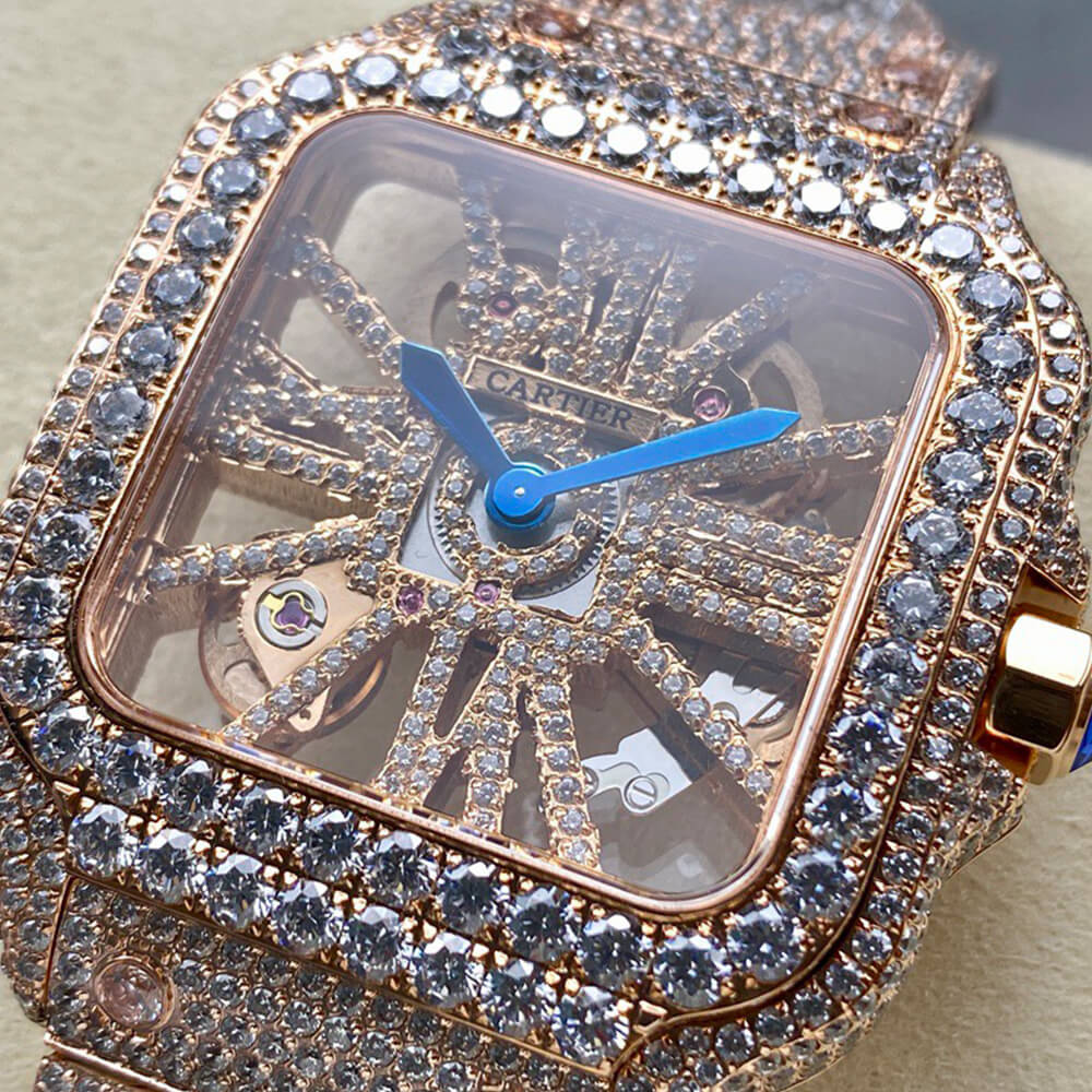 Ca*t1er Santos Skeleton Watch