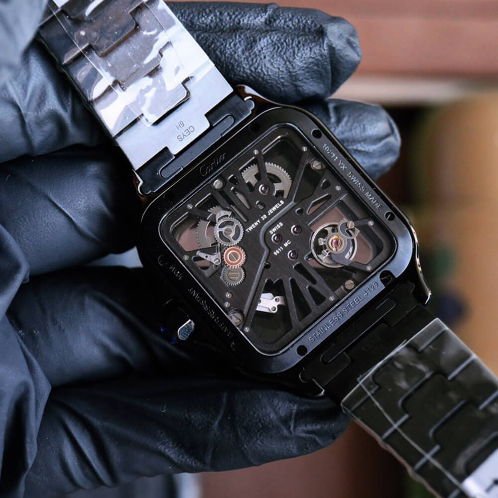 Ca*t1er Santos Skeleton Watch