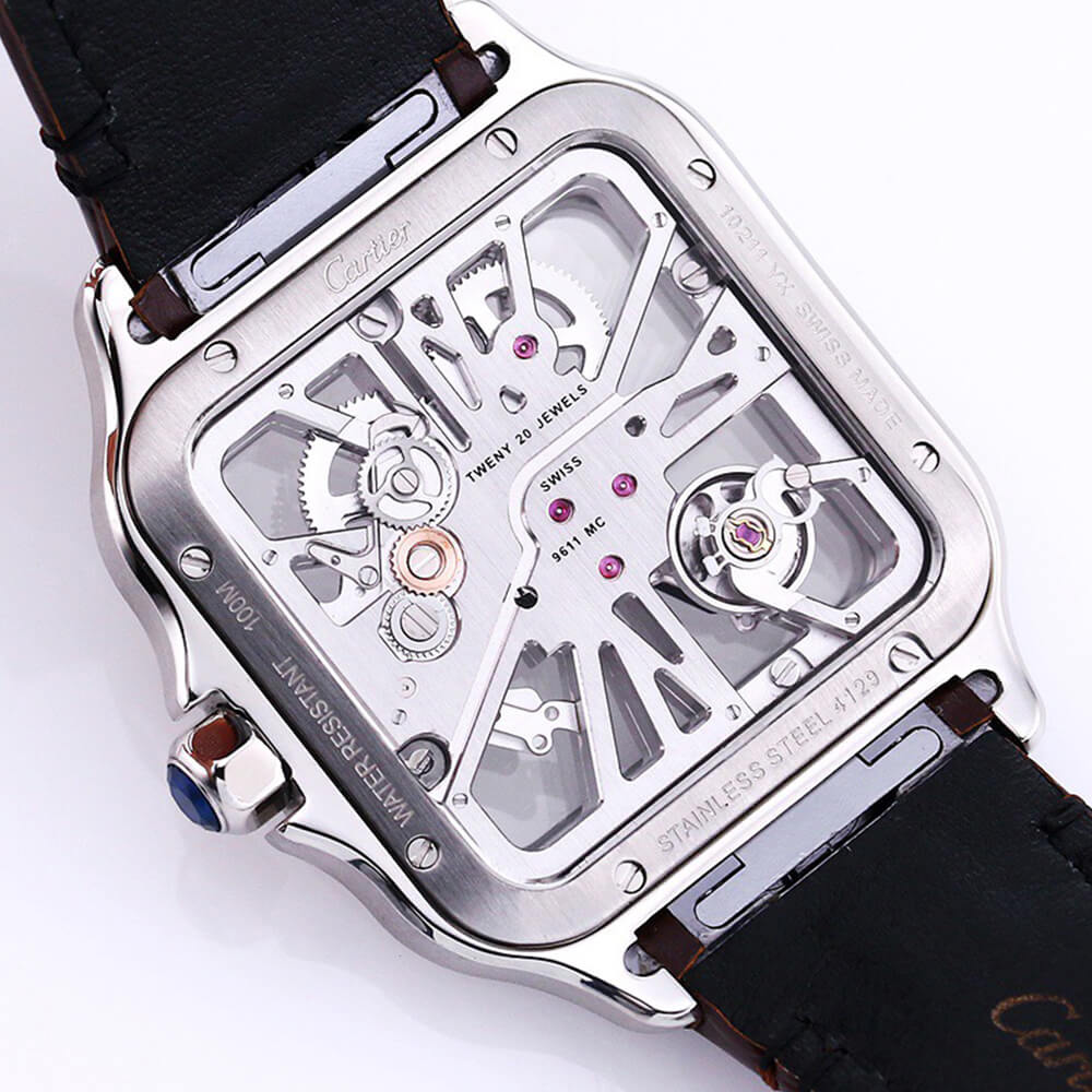Ca*t1er Santos Skeleton Watch