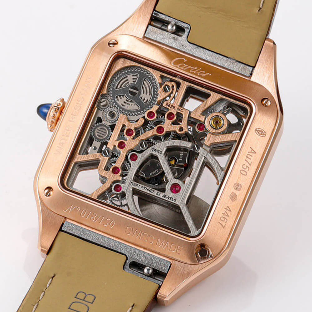 Ca*t1er Santos Skeleton Watch