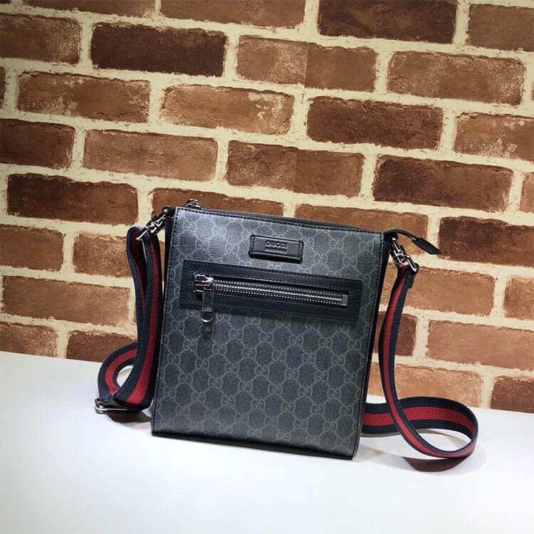 Gvc*1 GG Black Small Messenger Bag