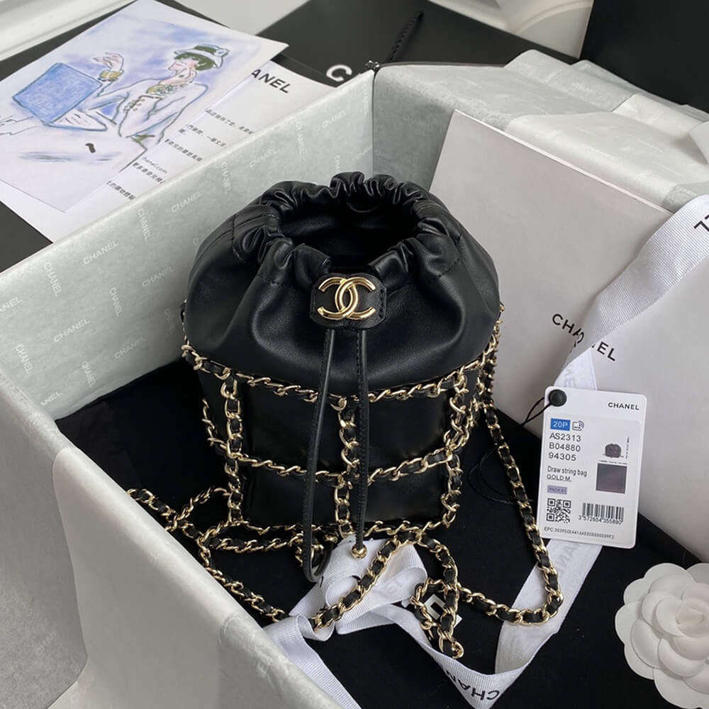 Ch**el Small Drawstring Bag