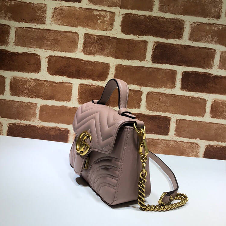Gvc*1 GG Marmont Mini Top Handle Bag