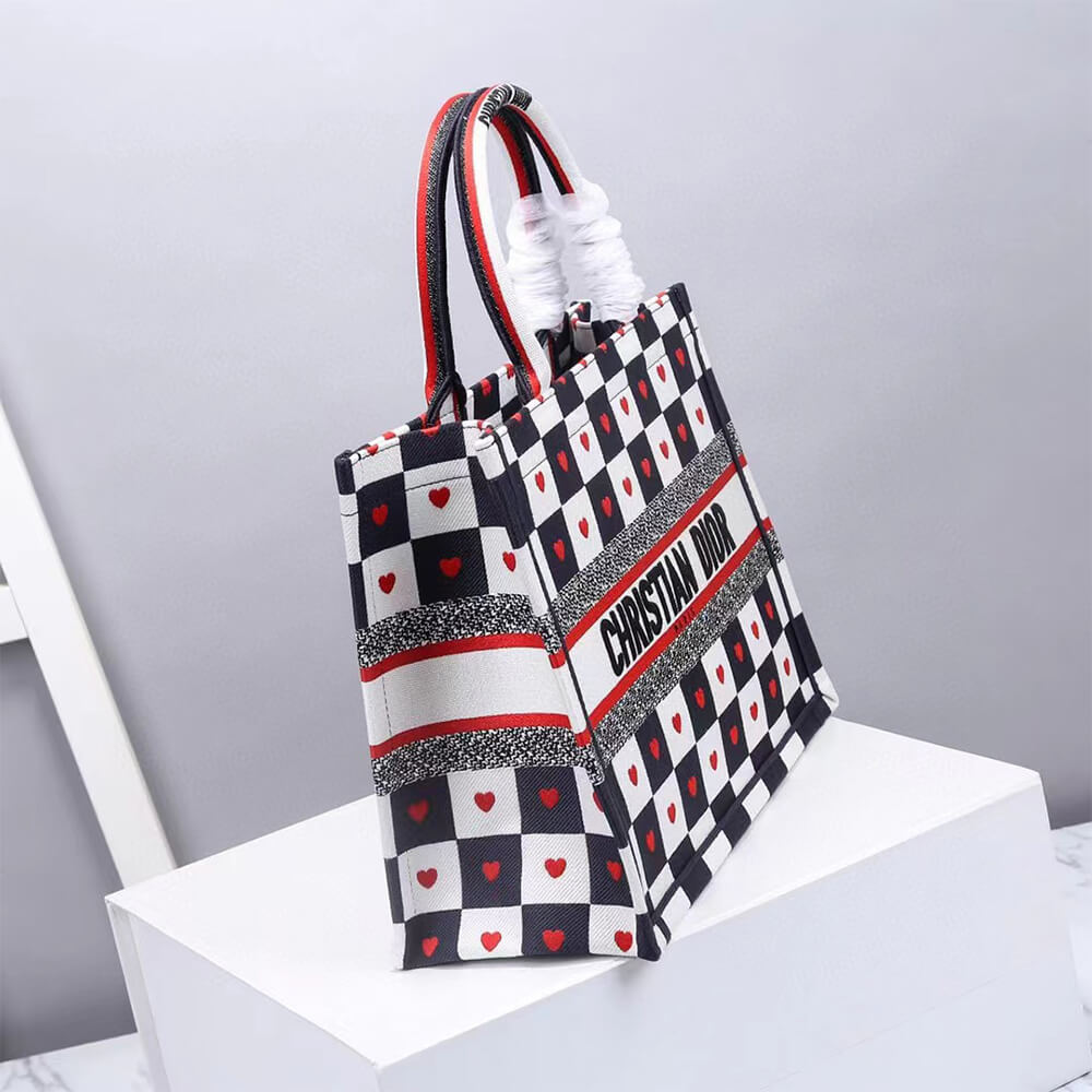 SMALL D10rAMOUR D10r BOOK TOTE