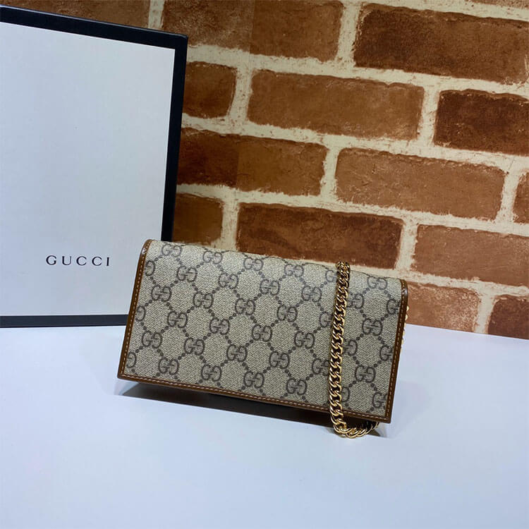 Gvc*1 Horsebit 1955 Wallet With Chain