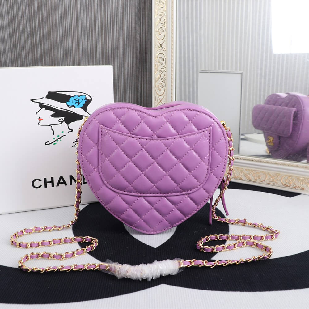 Ch**el 22s Heart Bag