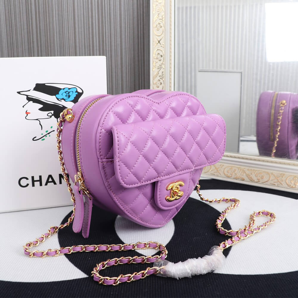 Ch**el 22s Heart Bag
