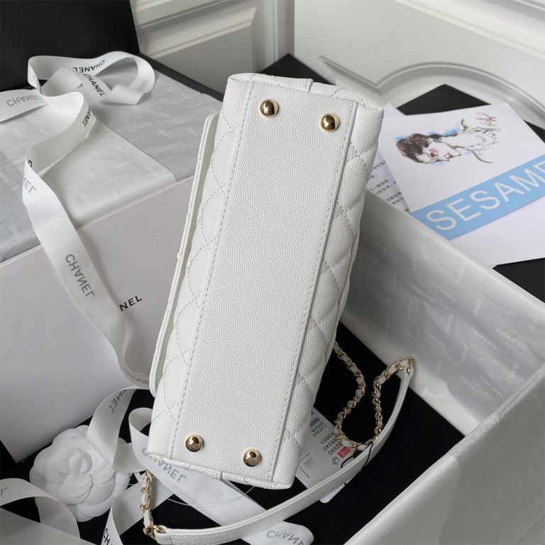 Ch**el Coco Handle Bag Small