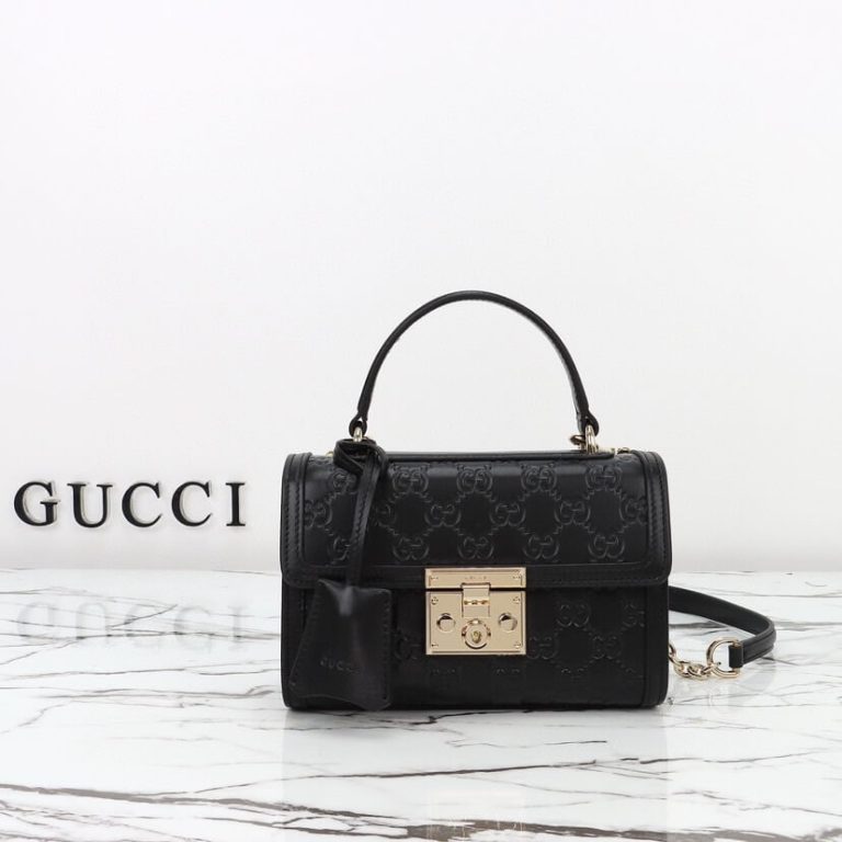 Gvc*1 PADLOCK SMALL TOP HANDLE BAG
