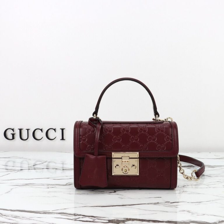 Gvc*1 PADLOCK SMALL TOP HANDLE BAG