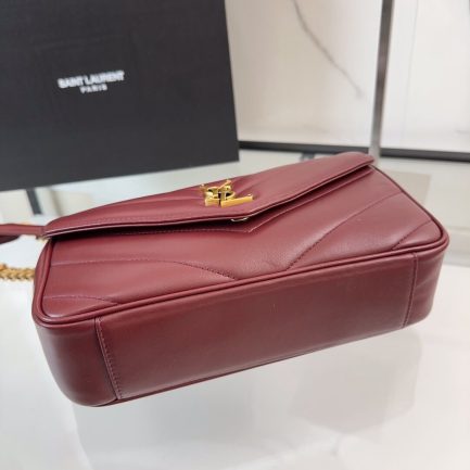 LOULOU small in MATELASSÉ lambskin