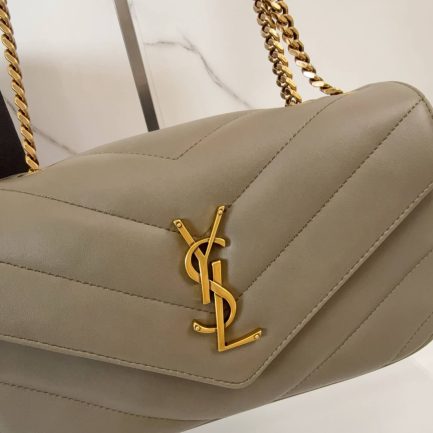 LOULOU small in MATELASSÉ lambskin