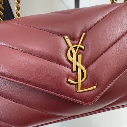 LOULOU small in MATELASSÉ lambskin